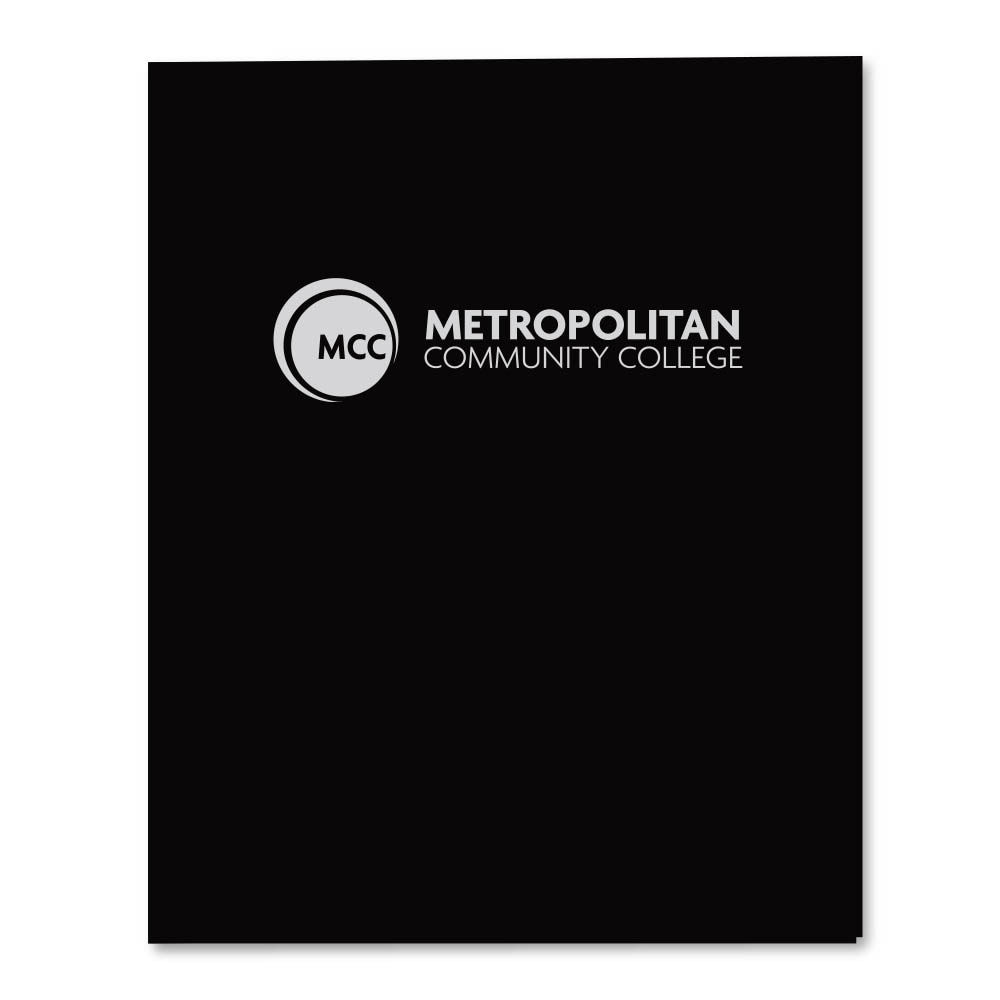 Roaring Twin Pocket Laminated Foil Portfolio 11 x 8.55