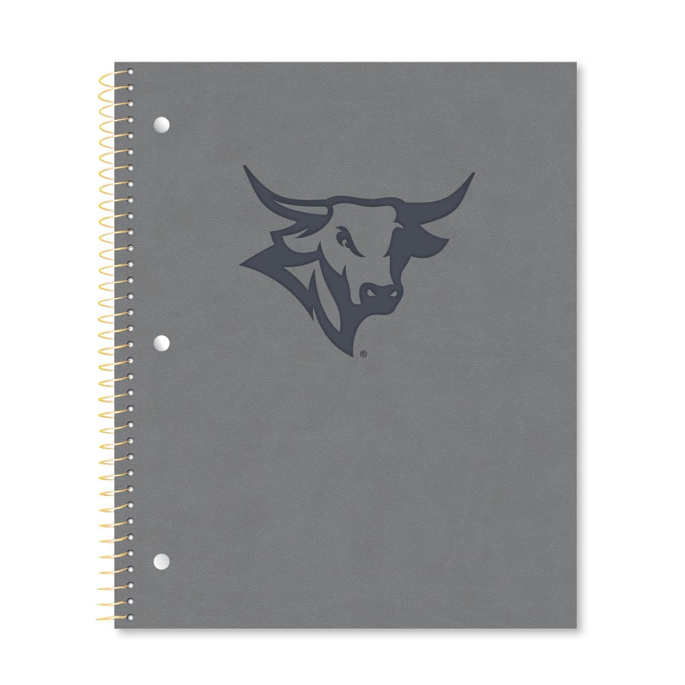 Roaring Premium 1 Subject Notebook 8.5x11 College Ruled 20lb Paper Impressions Leatherette Burnish Cover
