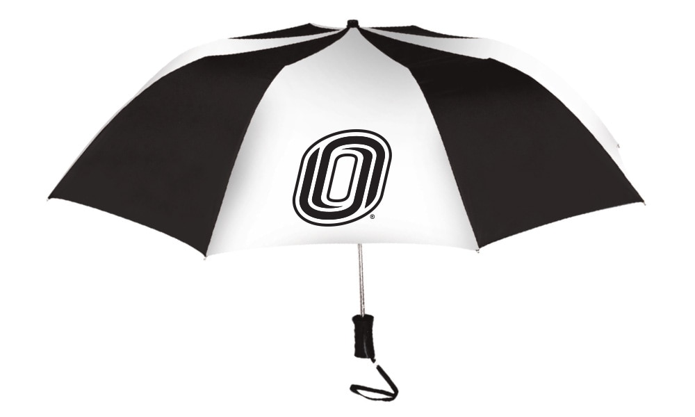 "The Sport" 2-Tone Emblematic Umbrella Automatic Folding 48" Coverage