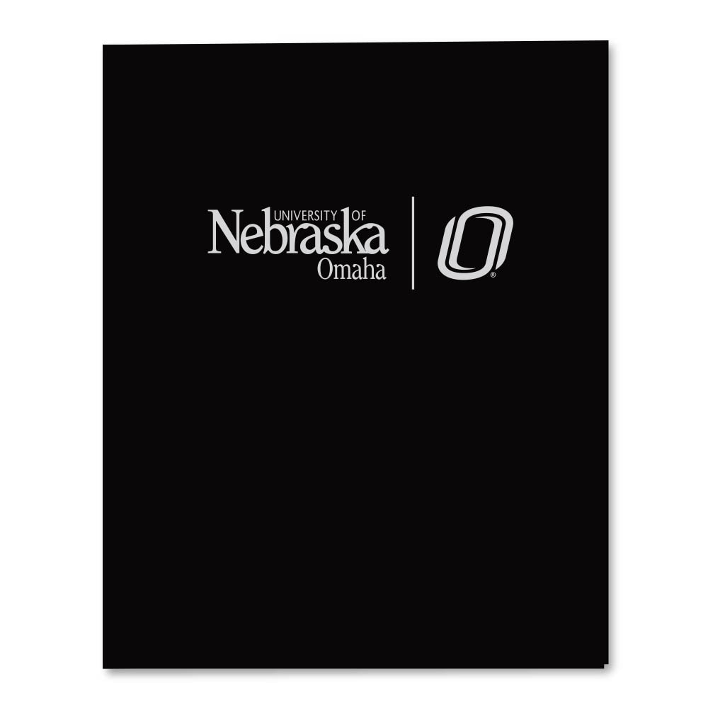 Roaring Twin Pocket Laminated Foil Portfolio 11 x 8.36