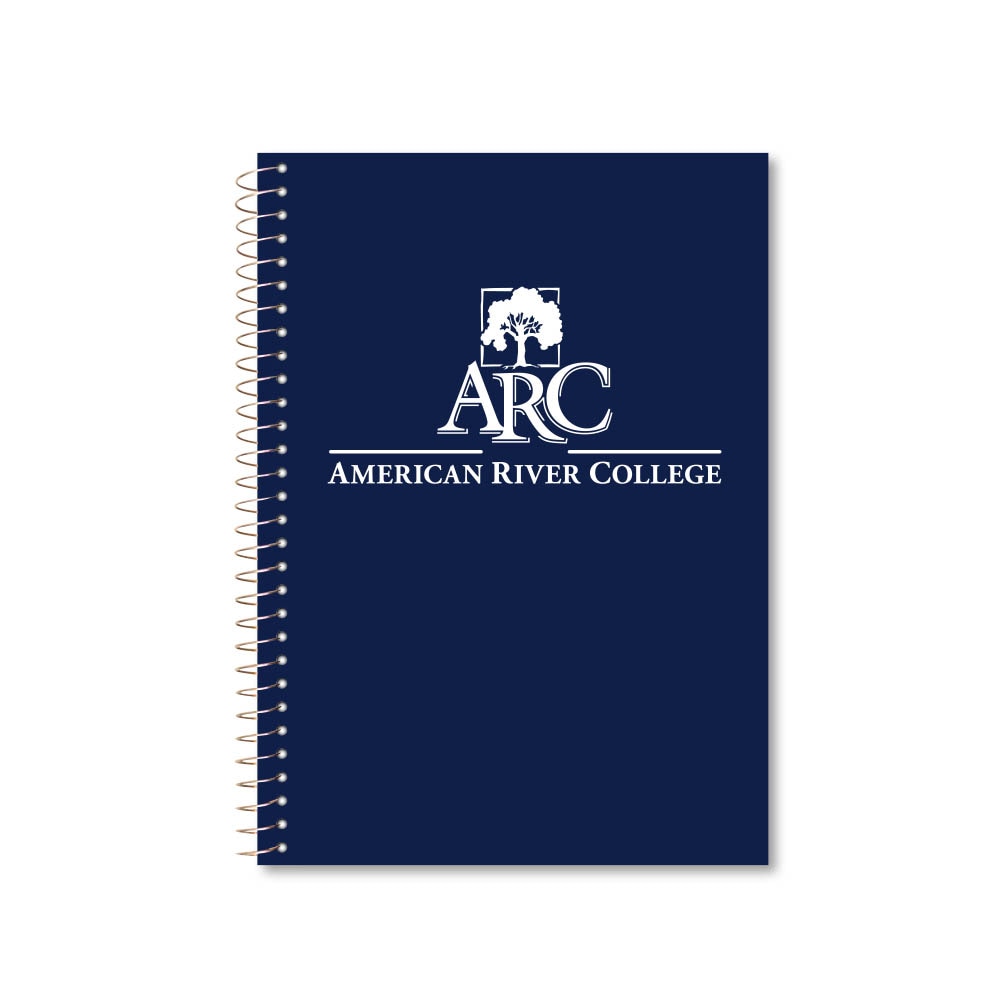 Roaring Premium 3 Subject 9.5 x 6.5 Notebook, College Ruled 20lb Paper, Pressboard Foil Cover
