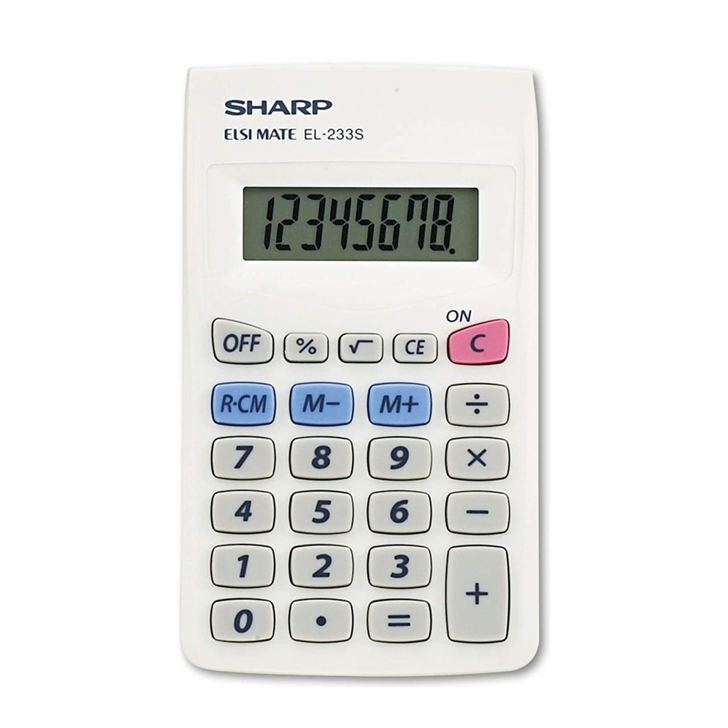 Sharp Calculators EL-233SB 8-Digit Pocket Calculator