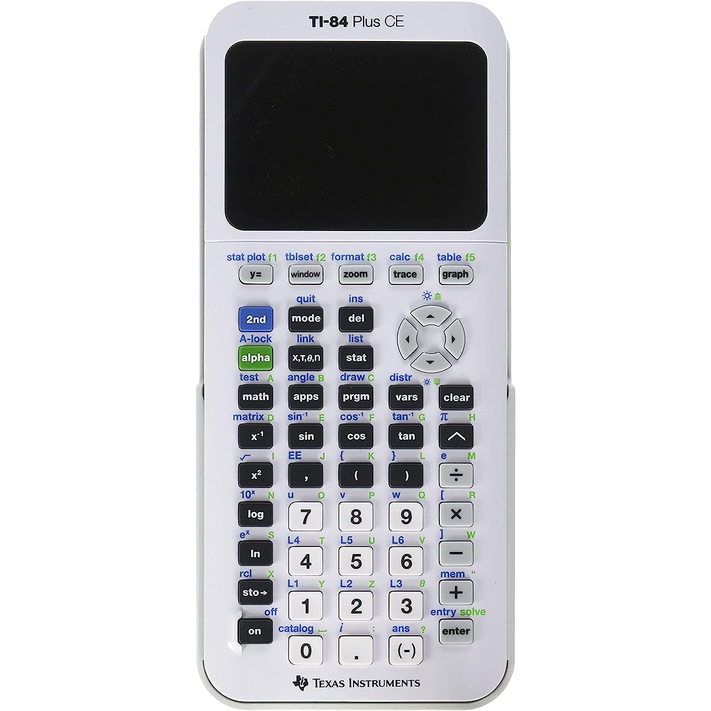 Texas Instruments TI-84 Plus CE Graphing Calculator (White)
