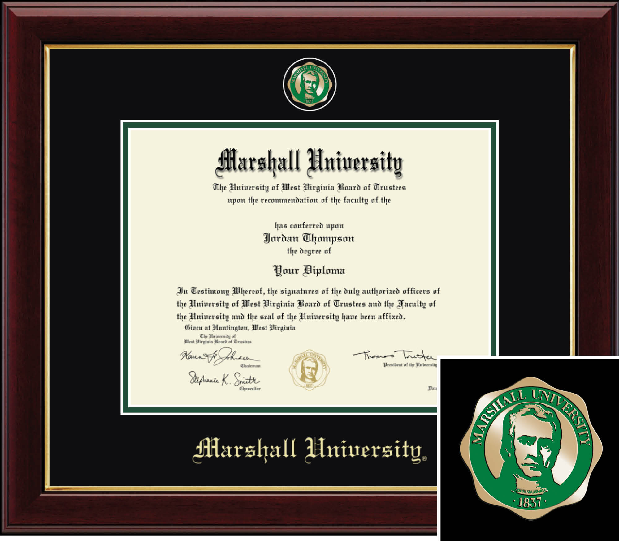 Church Hill Classics Masterpiece 8.5x11 Cherry Diploma Frame