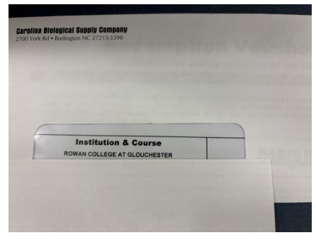 Biology 106 Lab Kit Voucher