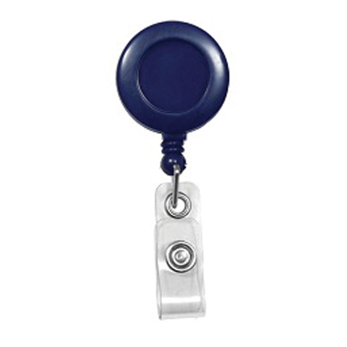 Retractable Id Tag Blue