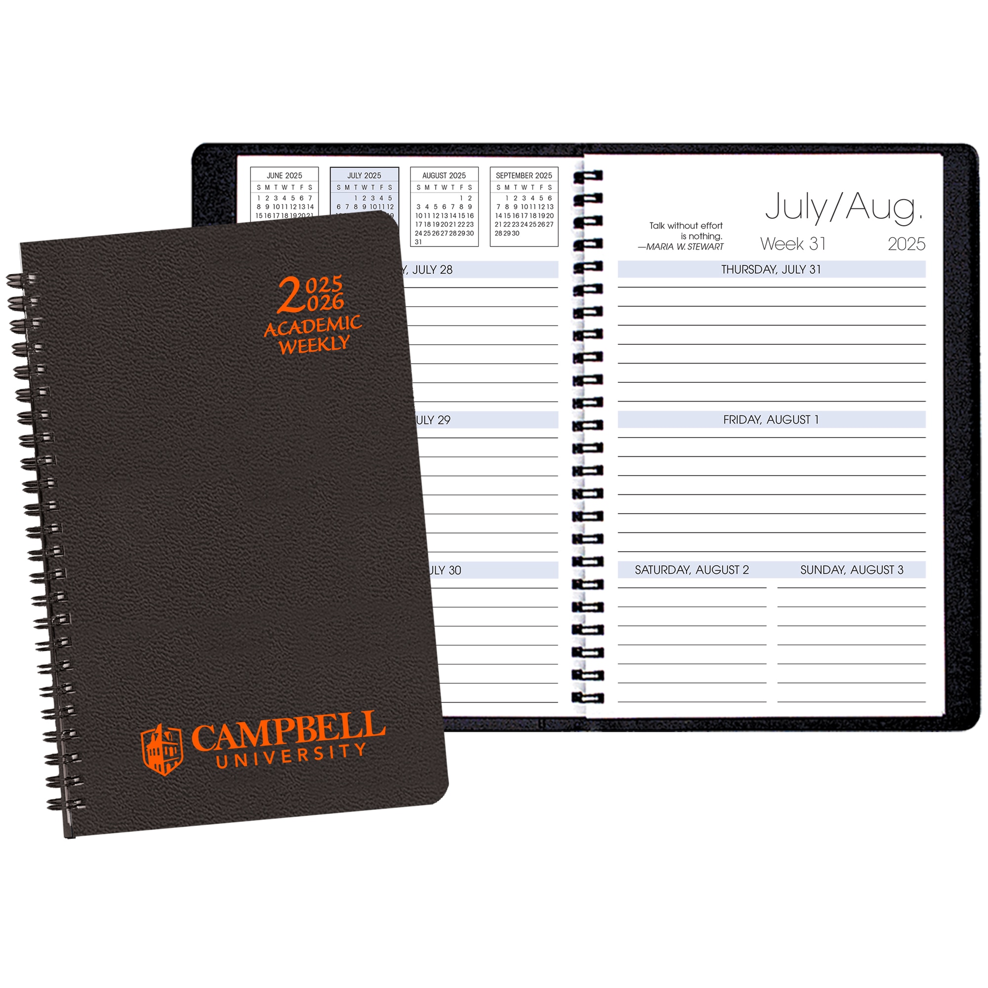 Payne 25-26 Imprinted Academic Monthly Planner 8.5"x11"