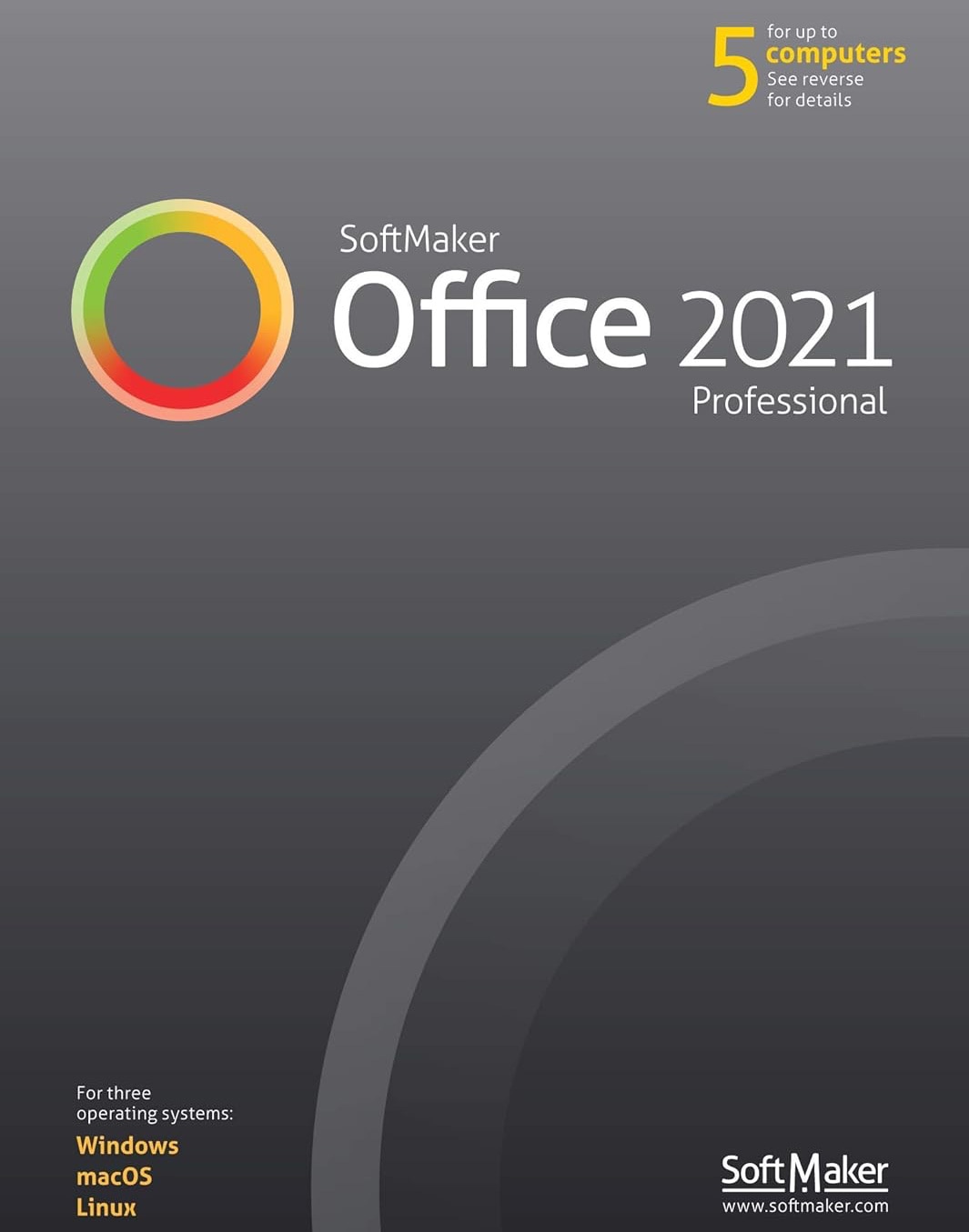 SoftMaker Office Professional 2024 for Mac/Windows - 5 Computers