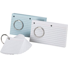 3 X 5 Study Cards On Ring