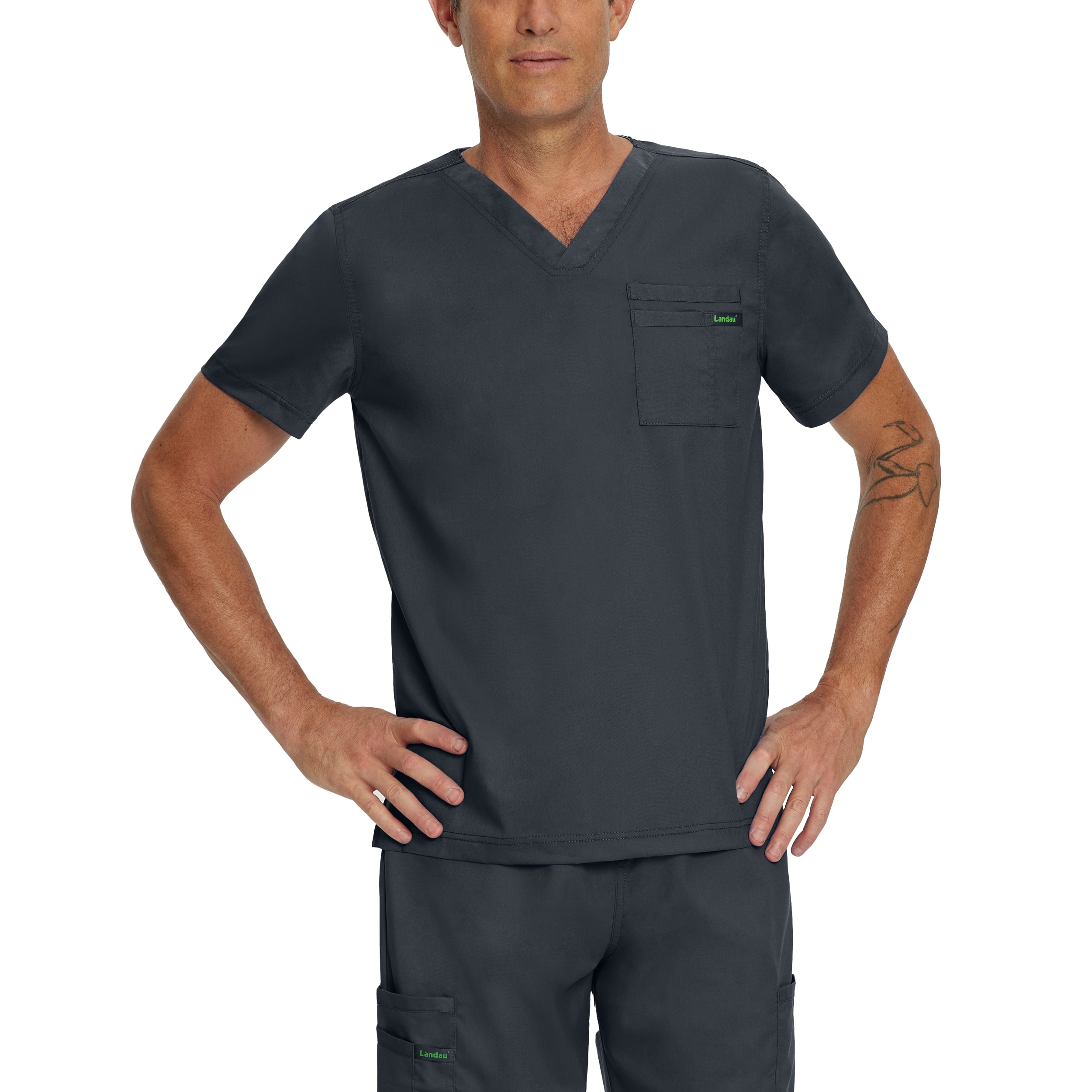 Landau ProFlex Unisex V-Neck Scrub Top