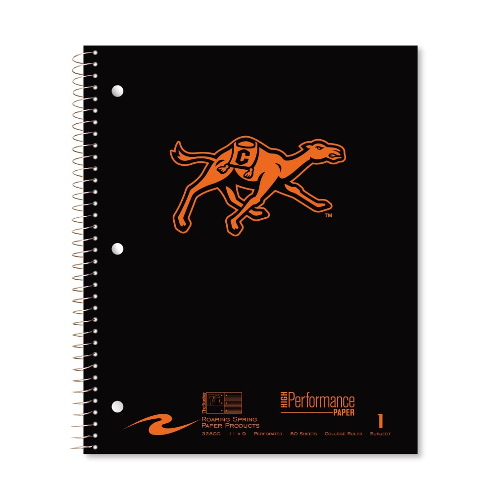Roaring Premium 1 Subject Notebook, 8.5x11 College Ruled 20lb Paper, Pressboard Foil Cover