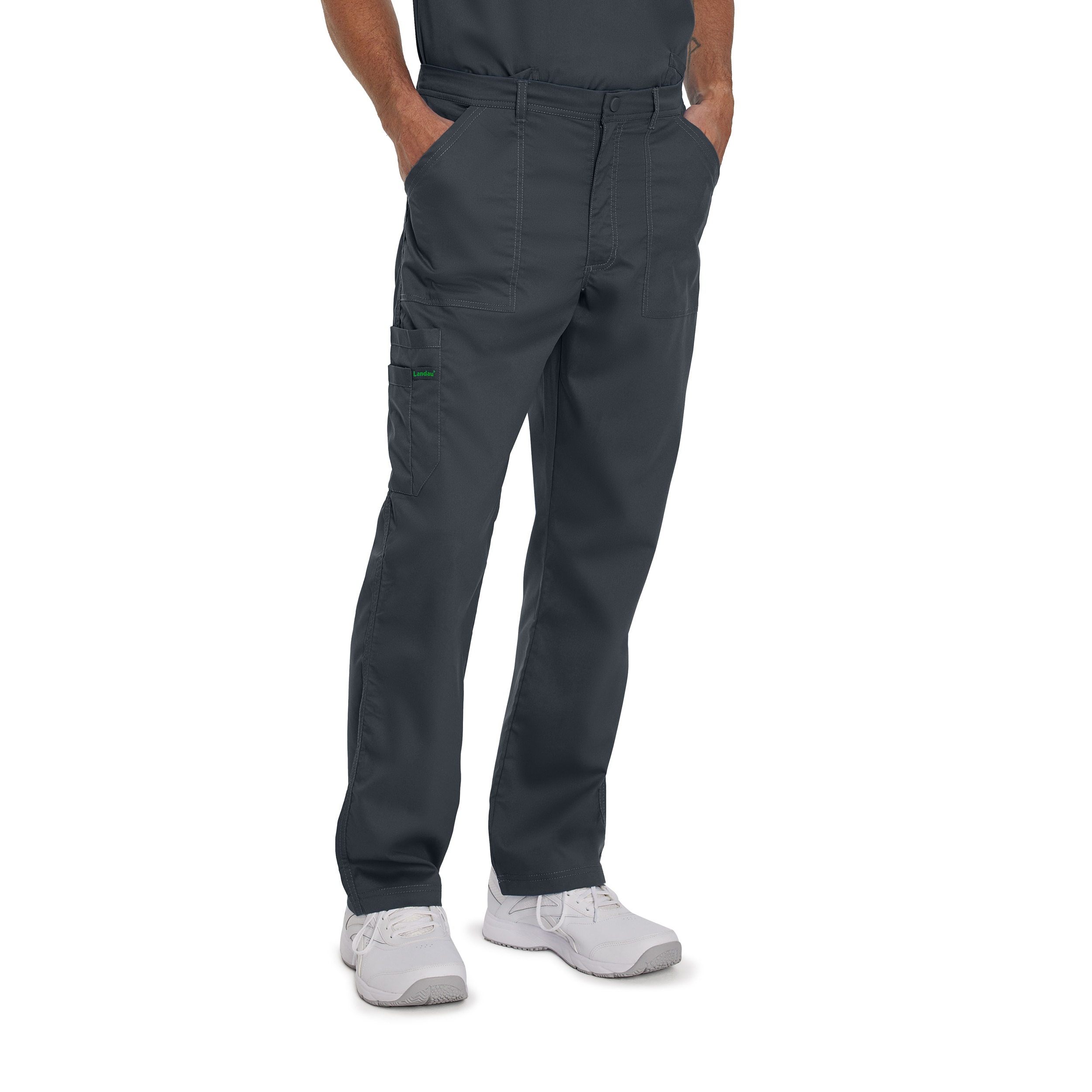 Men's Cargo Drawsting Scrub Bottoms