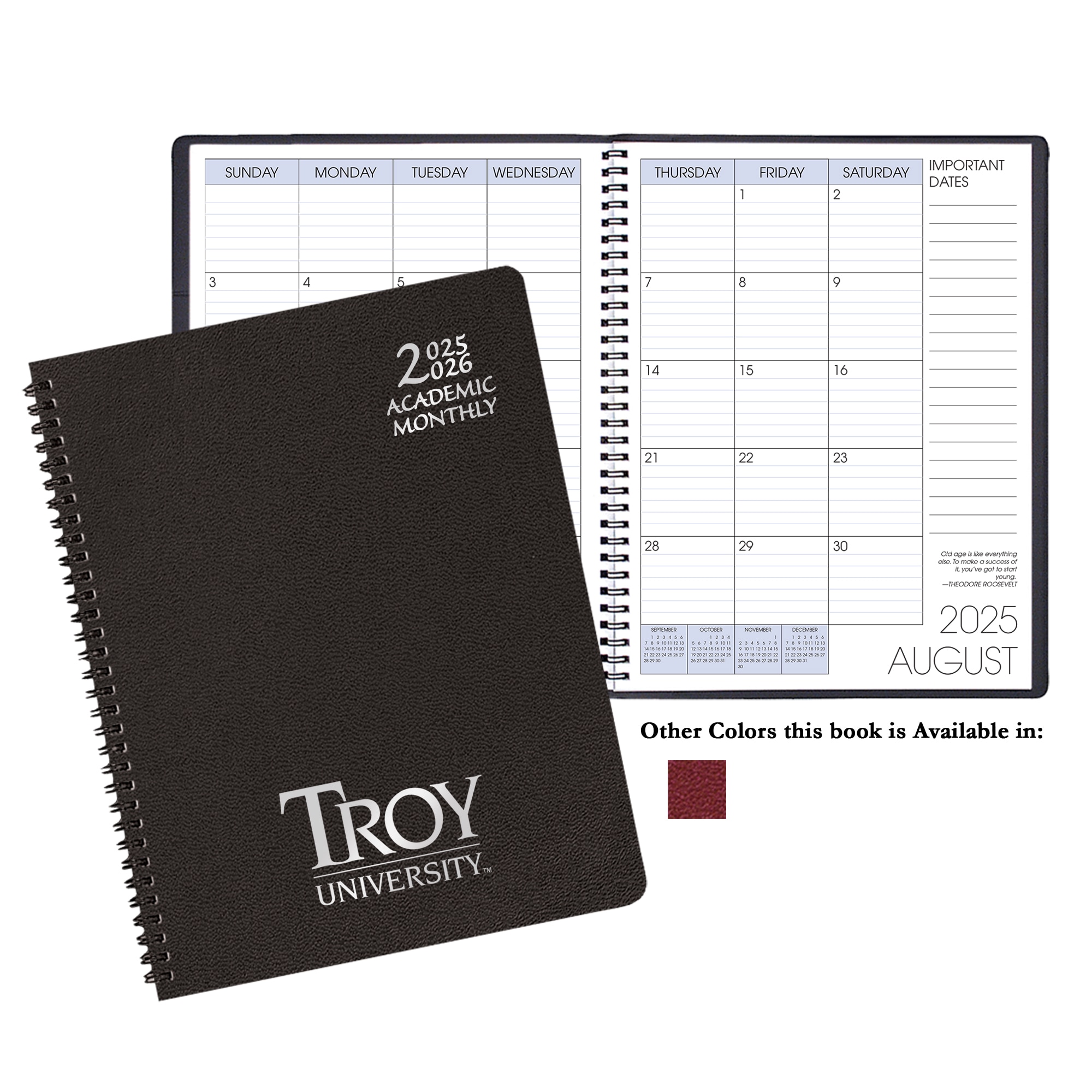 Payne 25-26 Imprinted Academic Monthly Planner 8.5"x11"