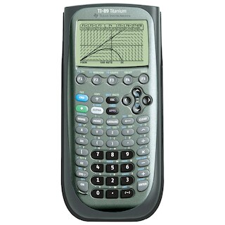 TI 89 Graphing Caclulator. The most advanced TI Graphing Handheld. Ideal for calculus! Now includes USB cable for computer connectivity. 4 AAA batteries. Back-up lithium battery. CBL2 and CBR compatible