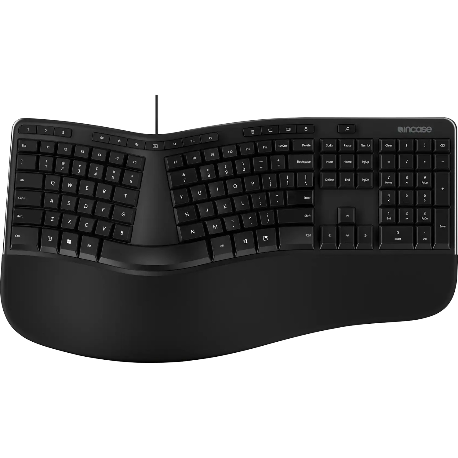 Incase Ergonomic Keyboard Designed by Microsoft Black