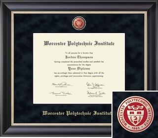 Church Hill Classics 8.5x11, Regal, Noir, Bachelors, Masters,  Diploma Frame